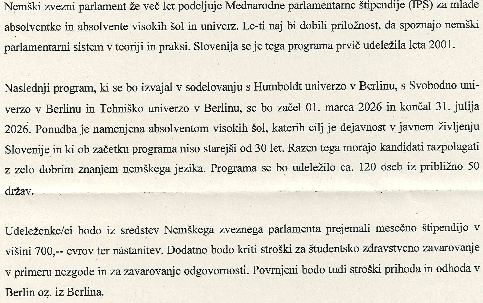 štipendija