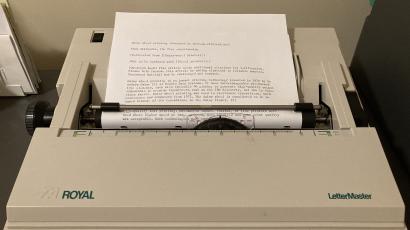 Naprava za tiskanje - stara. Vir: Wikimedia Commons