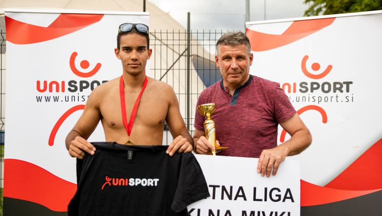Alex Radosavljevič s pred. Gregorjem Hribarjem (foto: Športna zveza Univerze v Ljubljani – UNISPORT)